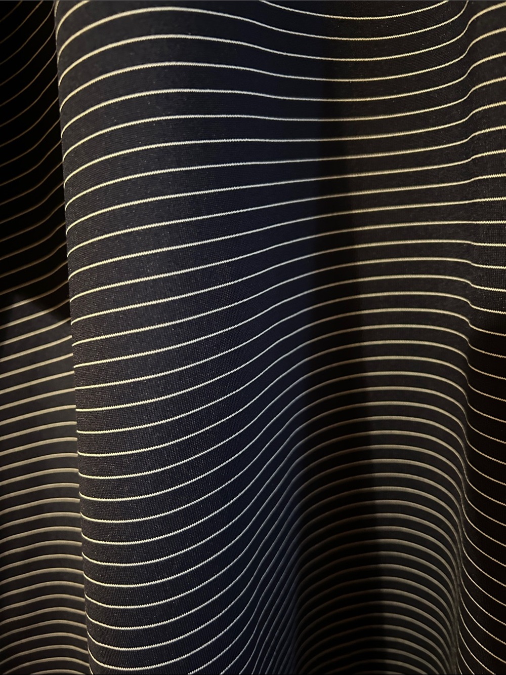 Under Armour Navy and White Striped Performance Polo - Picture 2 of 6